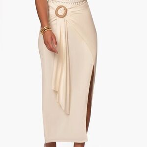 Jlux label Athea Faux Wrap Drape Skirt
